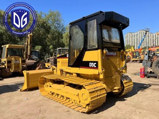 D5C Dozer Caterpillar utilisé Bulldozer hydraulique avec puissance merveilleuse