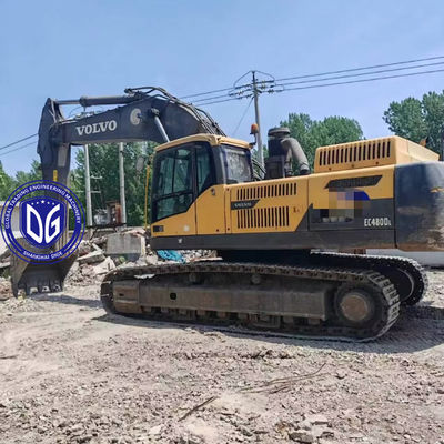 La technologie de réduction du bruit de l'excavateur à chenille de 48 tonnes Volvo EC480 d'origine utilisée