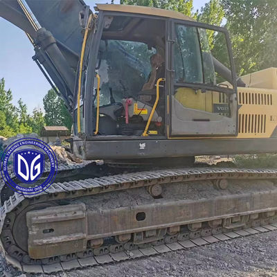 La technologie de réduction du bruit de l'excavateur à chenille de 48 tonnes Volvo EC480 d'origine utilisée