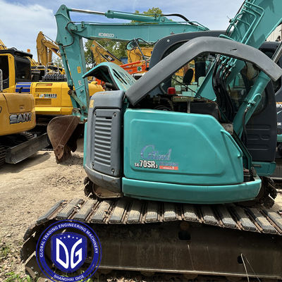 Utilisé Kobelco SK70 7Ton Petite excavatrice originaire du Japon Traitement de charges lourdes