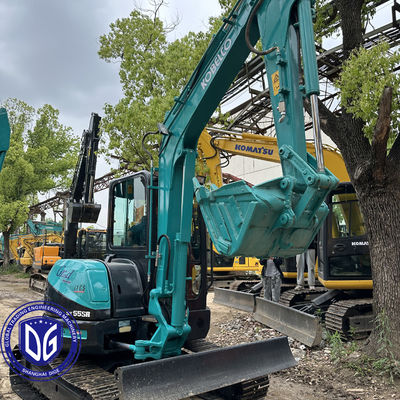 Légèrement utilisé Kobelco SK55 5,5 tonnes Excavateur à chenille 90% nouveau en bon état