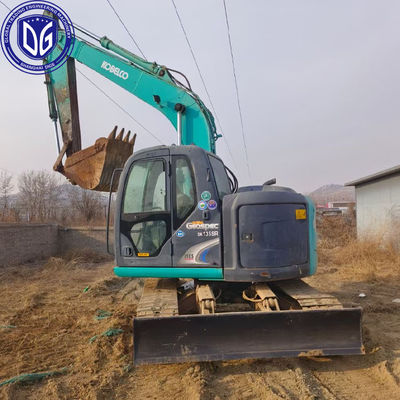 Kobelco SK135 13,5 tonnes Excavateur à rampe en état d'origine Traitement de charges lourdes