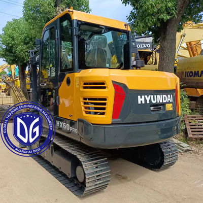 Hyundai HX60 6ton Crawler Excavator Modèle tout neuf et le plus récent Avec de faibles niveaux de bruit
