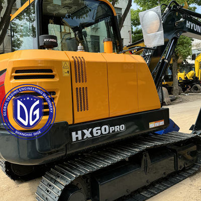 Hyundai HX60 6ton Crawler Excavator Modèle tout neuf et le plus récent Avec de faibles niveaux de bruit