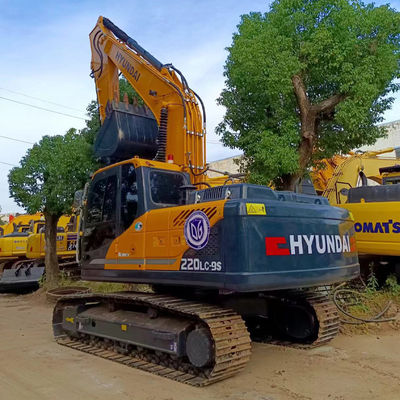 Excavateur de 20 tonnes de marque coréenne Hyundai 220LC-9S Excavateur d'occasion pour les équipements de construction Hyundai