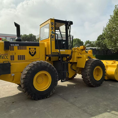 Chargeur de marque japonaise Komatsu WA320 Chargeur d'occasion pour équipement de construction Komatsu