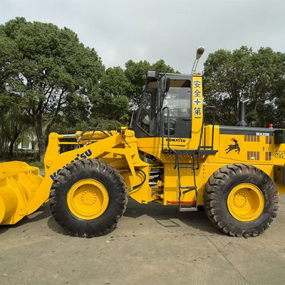 Chargeur de marque japonaise Komatsu WA320 Chargeur d'occasion pour équipement de construction Komatsu