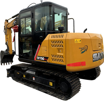 7Excavateur de 5 tonnes de marque chinoise Sany SY75 Excavateur d'occasion à vendre Sany équipement de construction