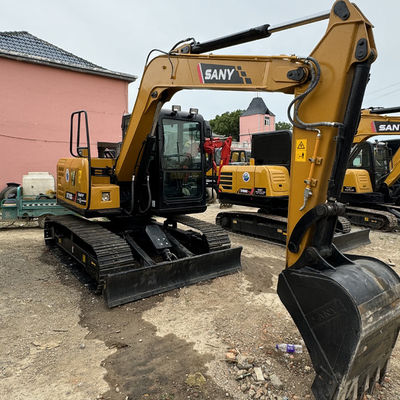 7Excavateur de 5 tonnes de marque chinoise Sany SY75 Excavateur d'occasion à vendre Sany équipement de construction