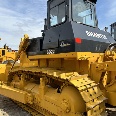 Shantui SD22 Bulldozer hydraulique d'occasion avec moteur NT855-C280 À vendre Bulldozer à ramper