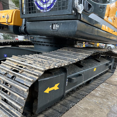 Hyundai 220 Excavateur hydraulique d'occasion avec moteur Cummins B7 À vendre Excavateur à rouleaux