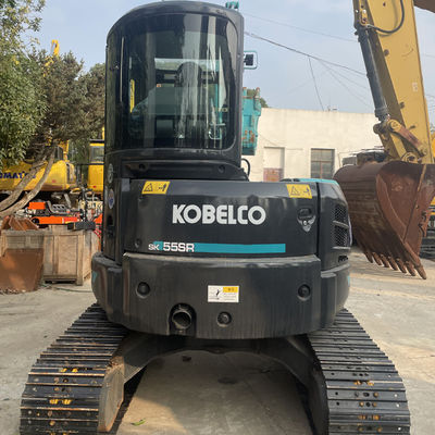 Excavateur hydraulique Kobelco Petite excavatrice 5,23m*1,96m*2,60m Pour les petits chantiers de construction Facilité d'utilisation