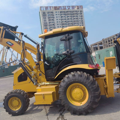 Excavatrices d'occasion Caterpillar Backhoe Loader avec une direction technique à distance à vie