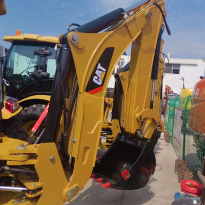 Excavatrices d'occasion Caterpillar Backhoe Loader avec une direction technique à distance à vie