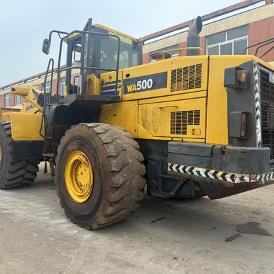 Chargeur à roues à capacité de seau standard Komatsu WA500 de 4,3 m3 pour chantiers de construction