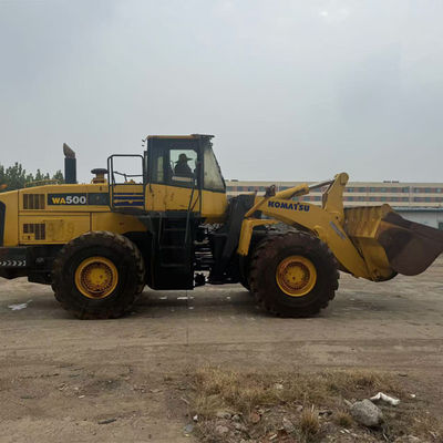 Chargeur à roues à capacité de seau standard Komatsu WA500 de 4,3 m3 pour chantiers de construction