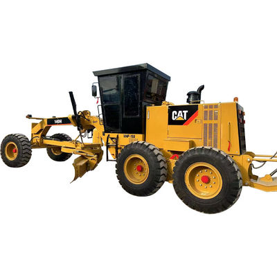 Forme hydraulique de conduite Caterpillar Grader 140h 14677kg Poids de la machine pour une classification précise de la route