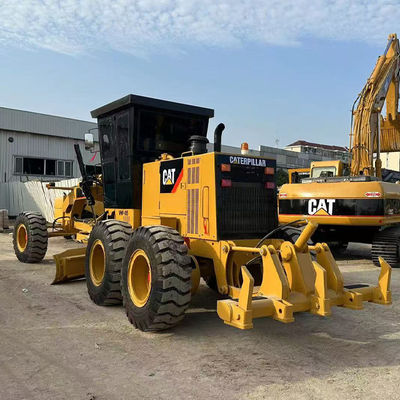 Forme hydraulique de conduite Caterpillar Grader 140h 14677kg Poids de la machine pour une classification précise de la route