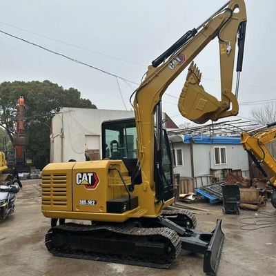 Excavateur Caterpillar d'occasion 5,6 km/h Vitesse et maniabilité pour les chantiers de reconstruction urbaine occupés