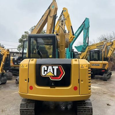 Excavateur Caterpillar d'occasion 5,6 km/h Vitesse et maniabilité pour les chantiers de reconstruction urbaine occupés