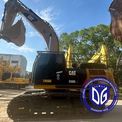 Excavateur Caterpillar 336D à vendre prêt à être expédié en Amérique du Sud.