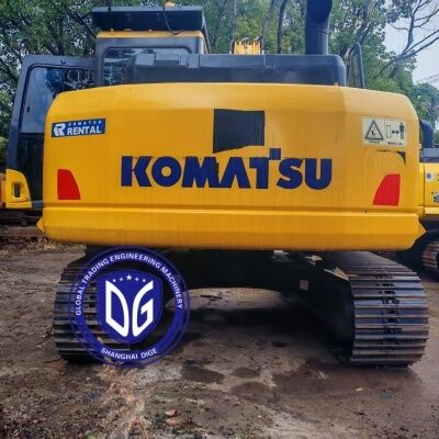 Excavatrice hydraulique Komatsu PC130 d'occasion du Japon, excavatrice d'occasion de 13 tonnes avec godet de 0,5 m³