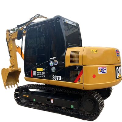 Excavateur d'occasion Caterpillar 307D 7t en stock avec le meilleur prix Excavateur robuste durable puissant à vendre