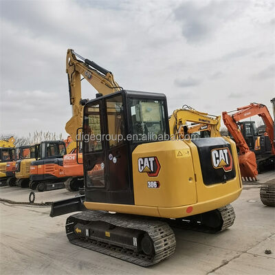 Excavateur Caterpillar 306E 6t d'occasion en stock avec prix bon marché Excavateur robuste durable puissant