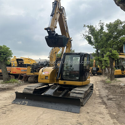 Excavatrice Caterpillar 308C d'occasion de 8 tonnes en stock, prix avantageux, vente chaude, en bon état, excavatrice puissante d'occasion à vendre