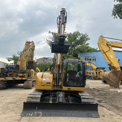 Excavatrice Caterpillar 308C d'occasion de 8 tonnes en stock, prix avantageux, vente chaude, en bon état, excavatrice puissante d'occasion à vendre