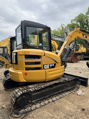 Excavateur usé Caterpillar 303.5E 3.5t en stock avec prix bon marché Excavateur robuste durable