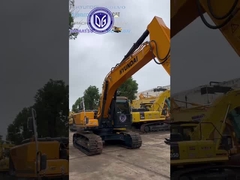 Hyundai 220 Excavateur hydraulique d'occasion avec moteur Cummins B7 À vendre Excavateur à rouleaux