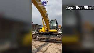 La pelle Komatsu PC350-7 d'occasion est en cours de test